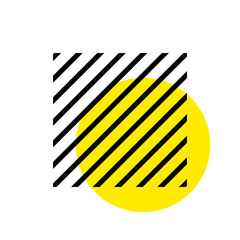abstract minimalist memphis style