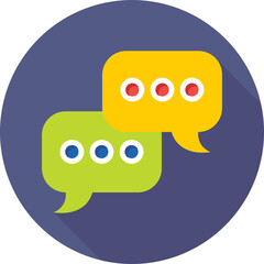 Forum Colored Vector Icon