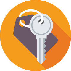 Key Colored Vector Icon