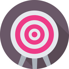 Target Colored Vector Icon