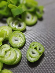 
Green peppers that can laugh.