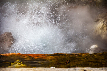 Obraz na płótnie Canvas hot springs park, geyser