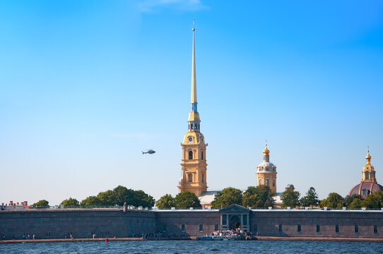 St. Petersburg, Russia - August 18 , 2022: Peter and Paul Fortress 