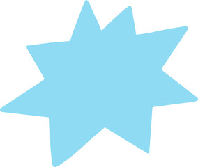 Starburst speech bubble