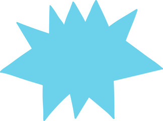 Starburst speech bubble