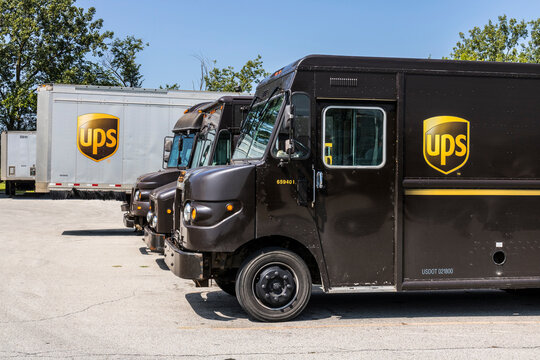 United Parcel Service Delivery Truck. UPS Is The World's Largest Package Delivery Company.