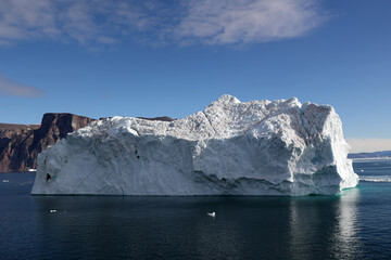 Iceberg in Uummannaq Fjord, Greenland, Denmark  
