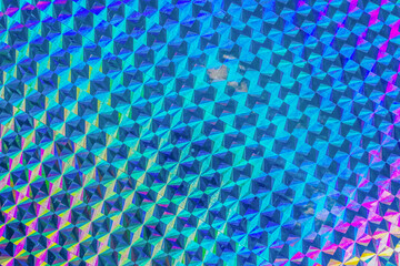 Holographic rainbow foil iridescent texture abstract hologram background