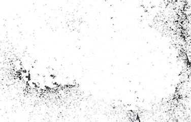 Grunge Black And White Urban. Dark Messy Dust Overlay Distress Background. Easy To Create Abstract Dotted, Scratched, Vintage Effect With Noise And Grain
