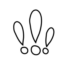 Exclamation mark type letter