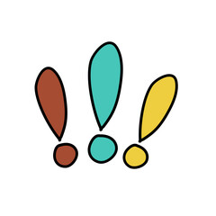 Exclamation mark type letter