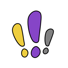 Exclamation mark type letter