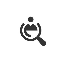 Search Job Icon, vector template