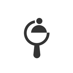 Search Job Icon, vector template