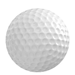 3D rendering illustration of a golf ball