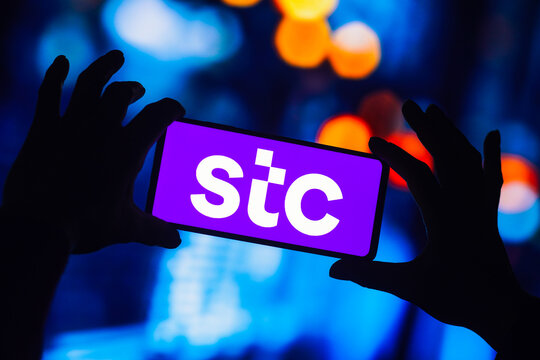 September 14, 2022, Brazil. In this photo illustration, the Saudi Telecommunication Company (STC) logo is seen displayed on a smartphone.