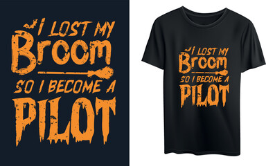 I lost my broom so I become a pilot