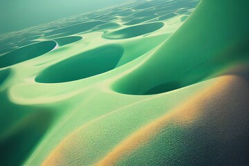 3D render of futuristic blue texture