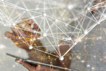 Business intelligence analyst dashboard on virtual