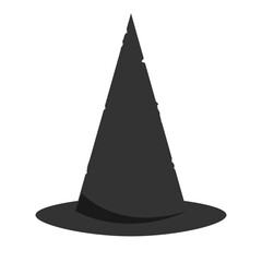 Black simple witch hat