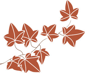 simplicity ivy freehand drawing flat design