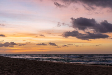 Fototapeta premium sunset on the beach