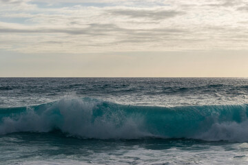 waves on the beach
