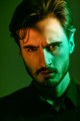 Fototapeta premium intent male gaze