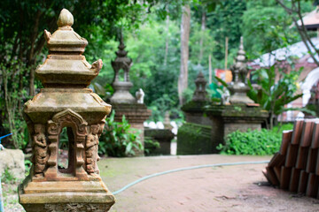 Old building objects related to beliefs and religions