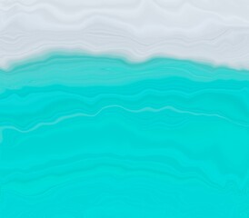 Fototapeta premium Beautiful liquid blue sea desktop wallpaper.