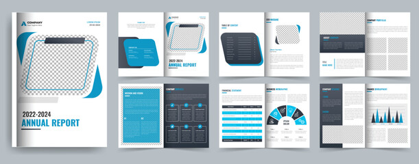 Annual report , Business brochure template, company profile