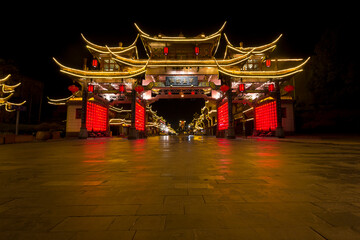 ancient building in Chengdu China