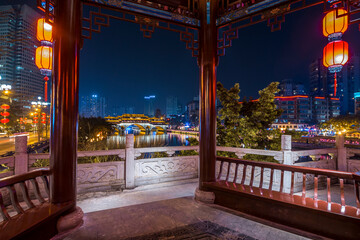 ancient building in Chengdu China