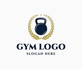 Obraz premium Fitness and Gym Logo. Gym Logo Template