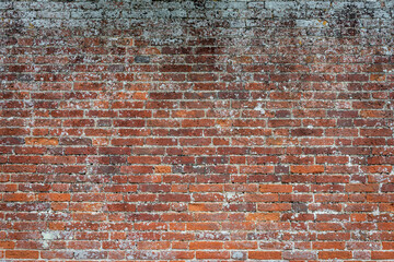 Old red brick wall, texture.