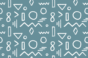 Seamless vector boho pattern