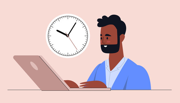 Time management, deadline concept