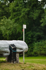 Eventing fence among the trees