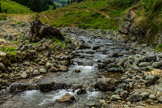 Caucasus mountain in Guria region of Georgia