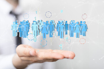 business, people, communication, social network and technology concept