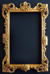 Luxurious bold design empty frame
