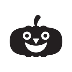 Pumpkin, Halloween, Spooky, Horror Icon Vector Illustration Design