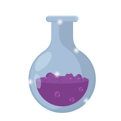Potion Vector. Magical Potion. Vial. Bottle Vector Illustration