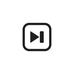 Play Media Icon Vector Illustration