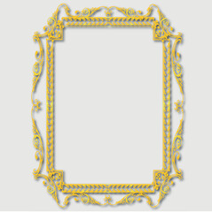 Frame, in the style of an ornament, Vector illustration eps 10, Art.
