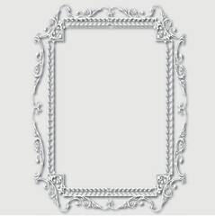 Frame, in the style of an ornament, Vector illustration eps 10, Art.