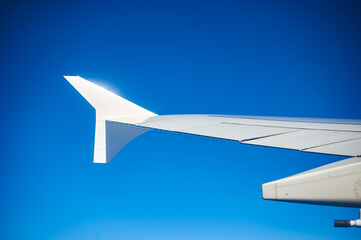 View of left wing with winglet.