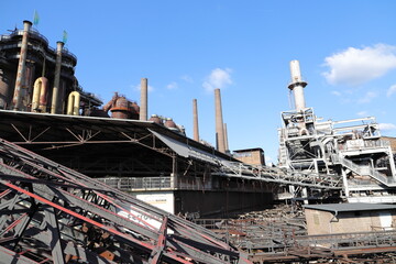Fototapeta premium World Heritage Site Völklingen Ironworks in Saarland on 09/11/2022