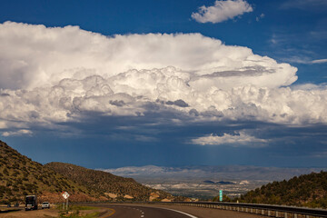 Storm over Red rock state park