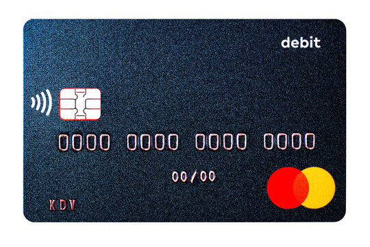 MasterCard Debit card closeup
